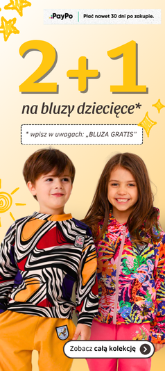 2+1 na bluzy dziecięce!